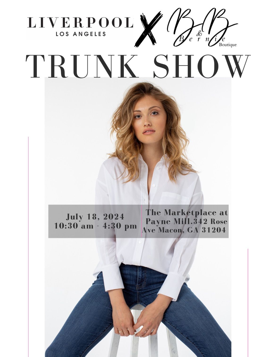 Liverpool Trunk Show with BB & Bernie