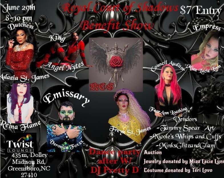 The Royal Court of Shadows benefit show