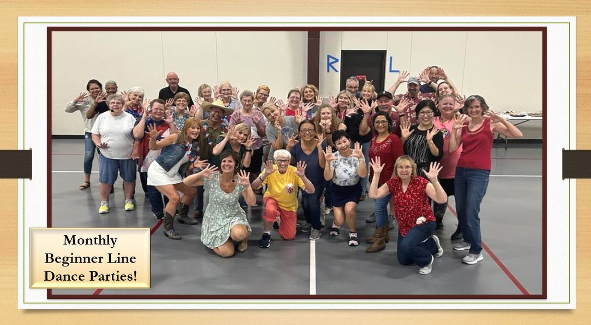 June 2024 3rd Anniversary - Monthly Beginners\u2019 Line Dance Party!