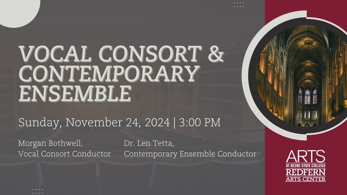 Vocal Consort & Contemporary Ensemble