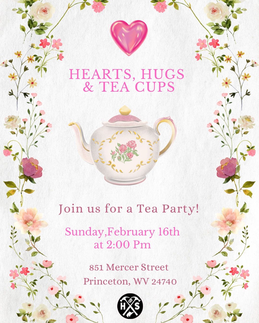 Hearts, Hugs & Tea Cups