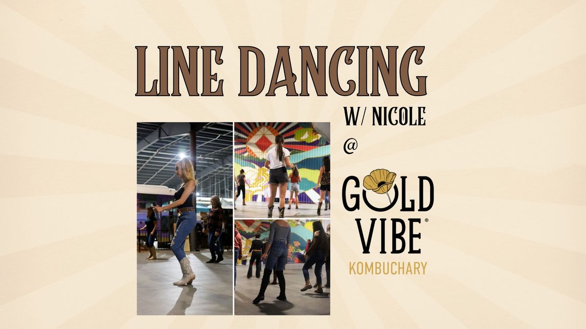 Line Dancing w\/ Nicole @ Gold Vibe Kombuchary