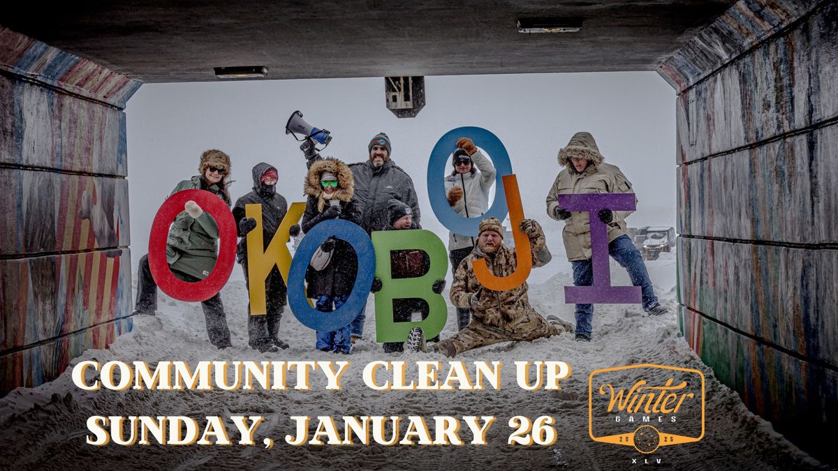 Winter Games Community Clean Up