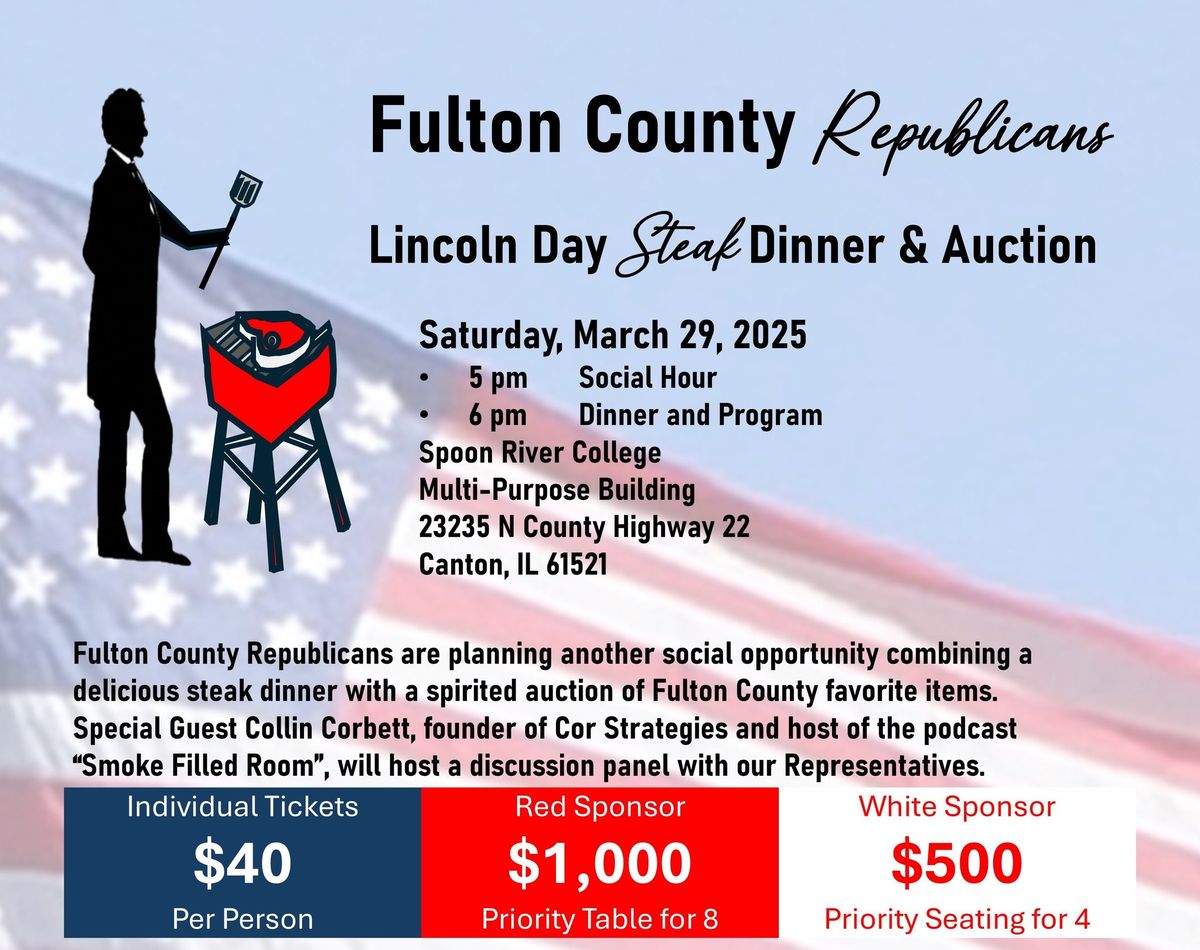 Lincoln Day Steak Dinner & Auction