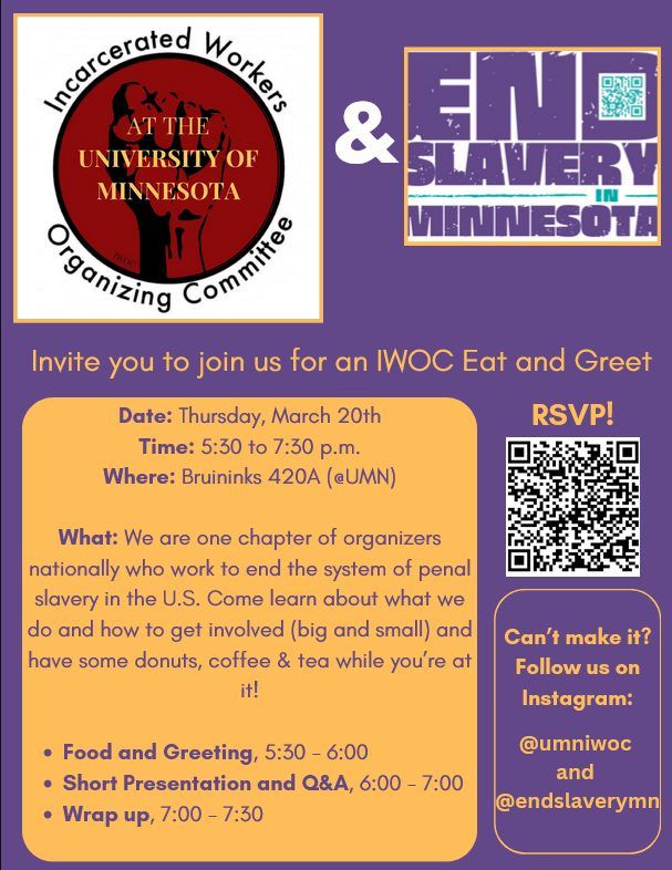 IWOC @UMN Eat & Greet 