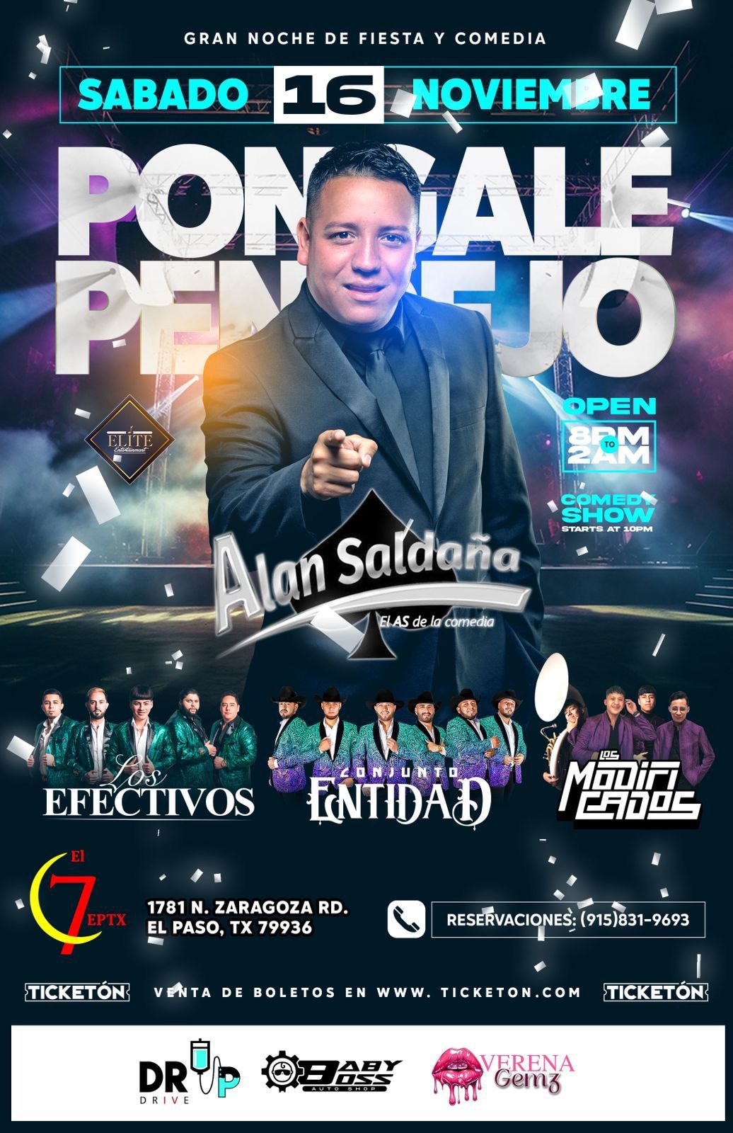 ALAN SALDA\u00d1A | GRAN NOCHE DE FIESTA & COMEDIA