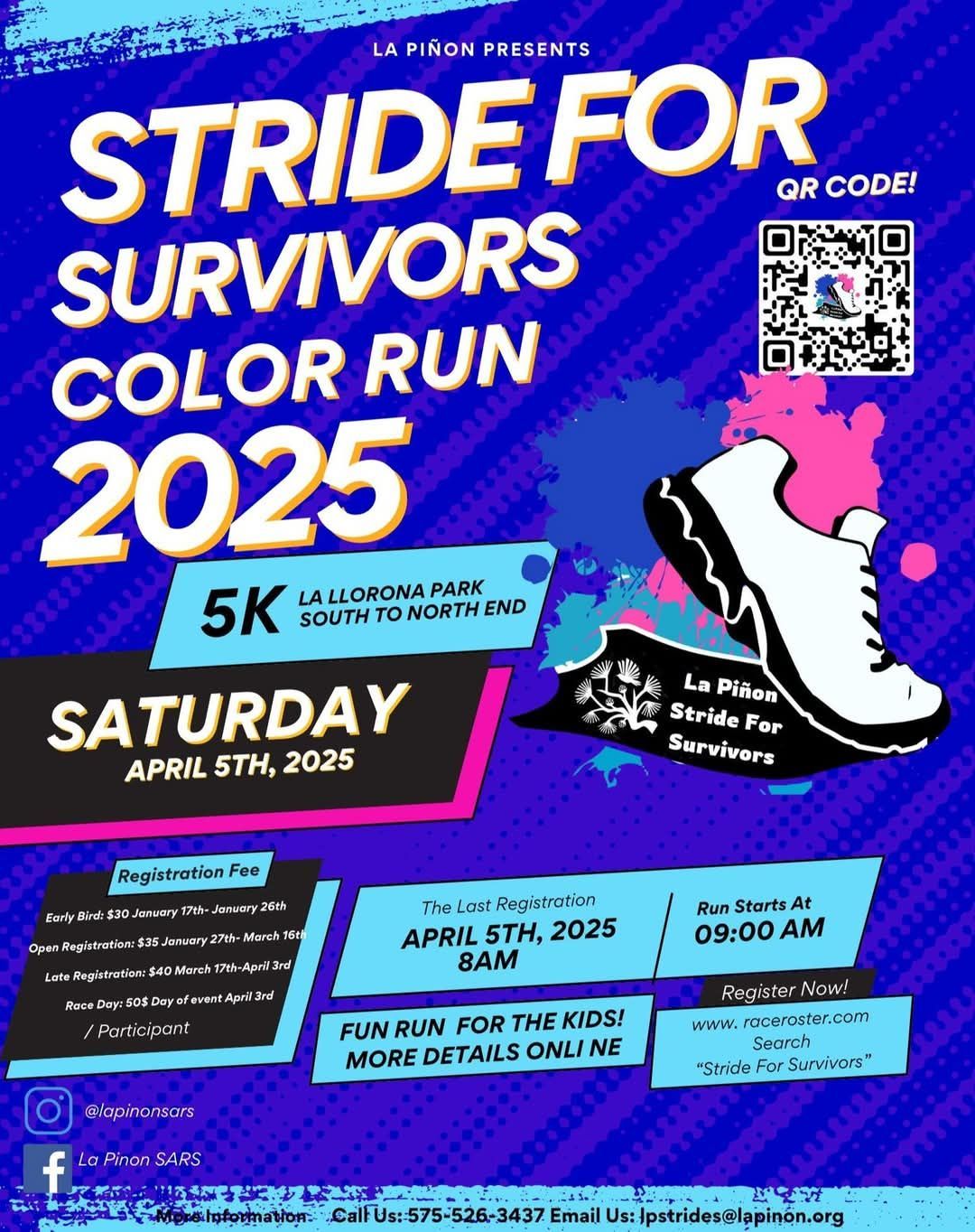 2025 Stride For Survivors 5k Color Run!