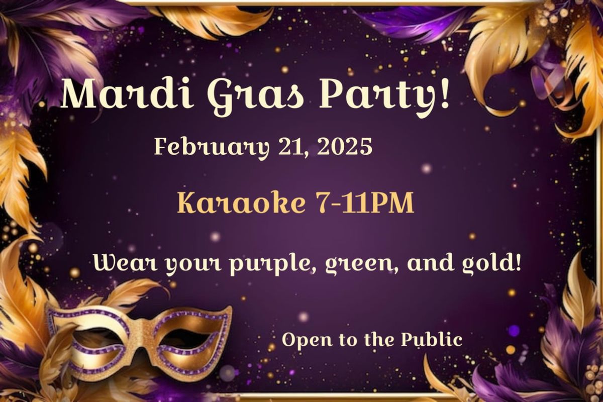 Mardi Gras Karaoke Party