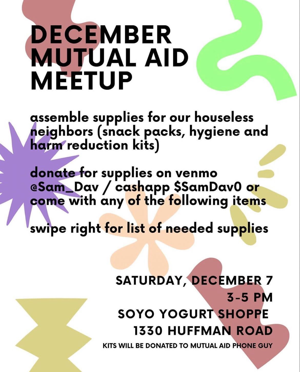 December Mutual Aid Meet-Up \u2744\ufe0f 