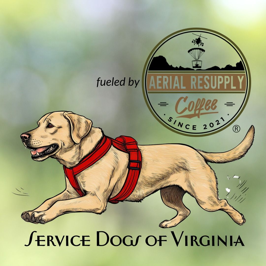 Service Dogs of Virginia Meet and Greet at Aerial Resupply Coffee