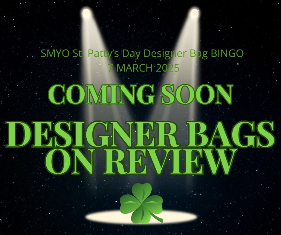 SMYO Presents St. Patrick's Day Designer Bag BINGO