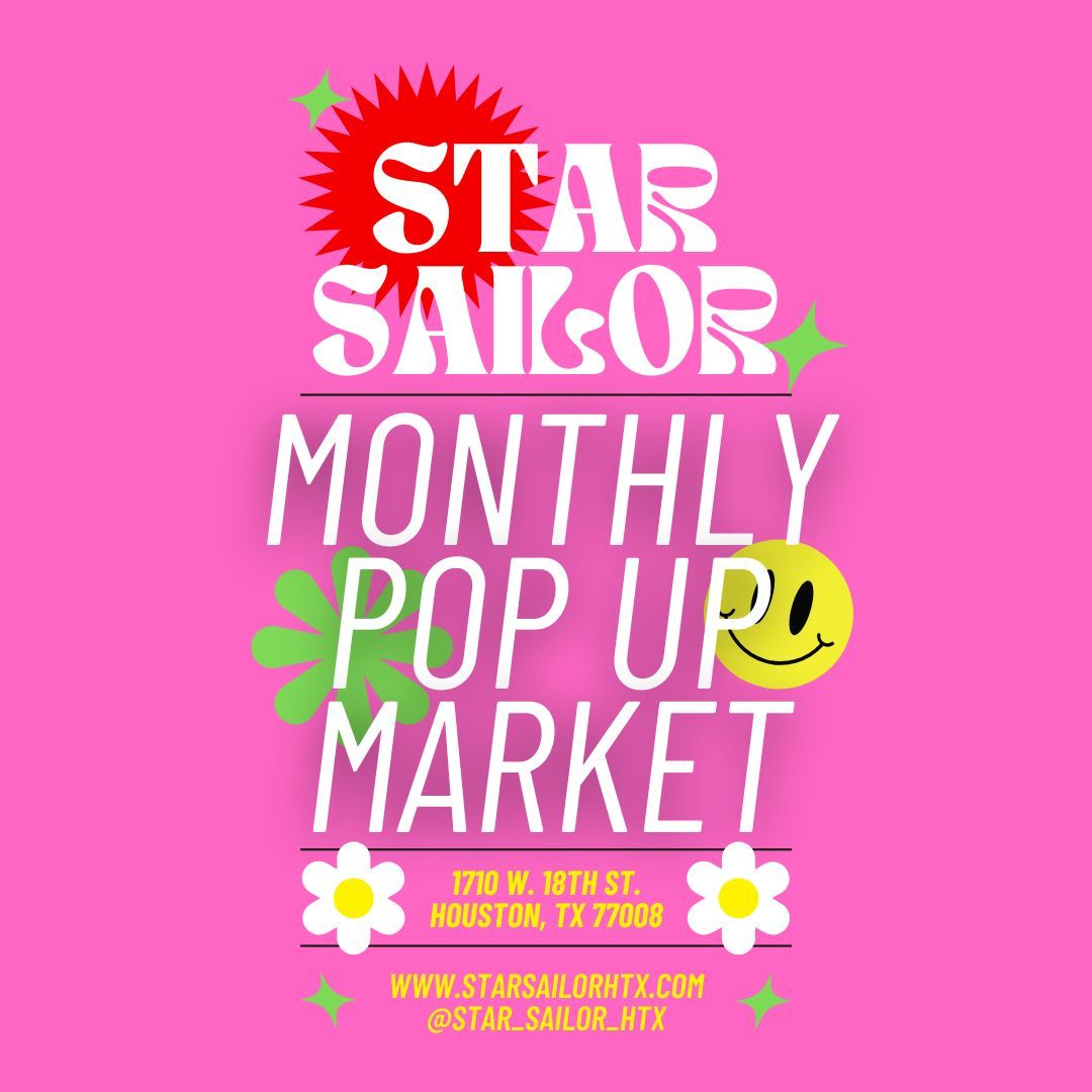 Pop Up Market at Star Sailor!!