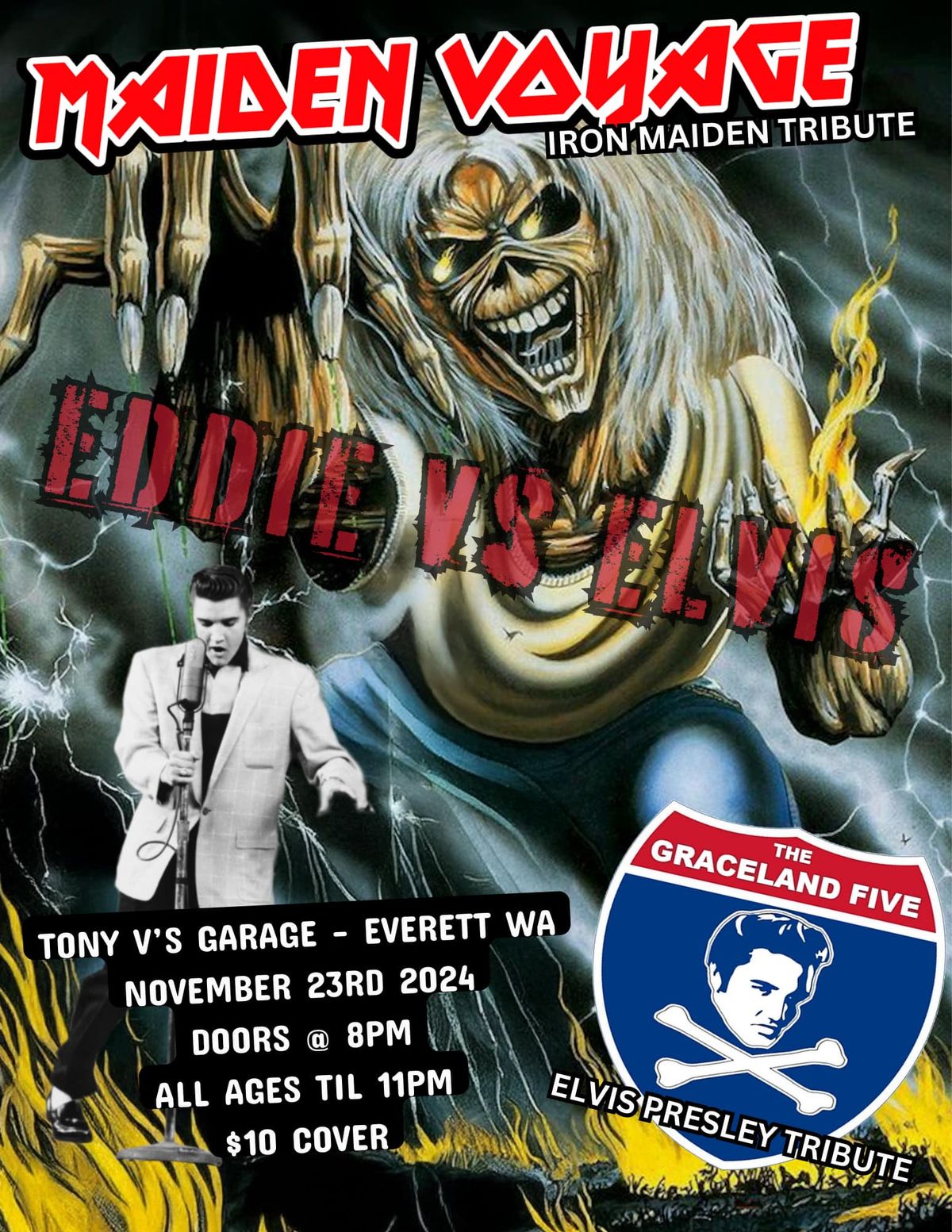 Eddie VS Elvis Live