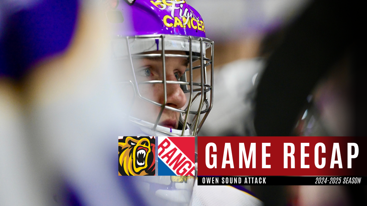 Kitchener Rangers at Owen Sound Attack at Harry Lumley Bayshore Community Centre