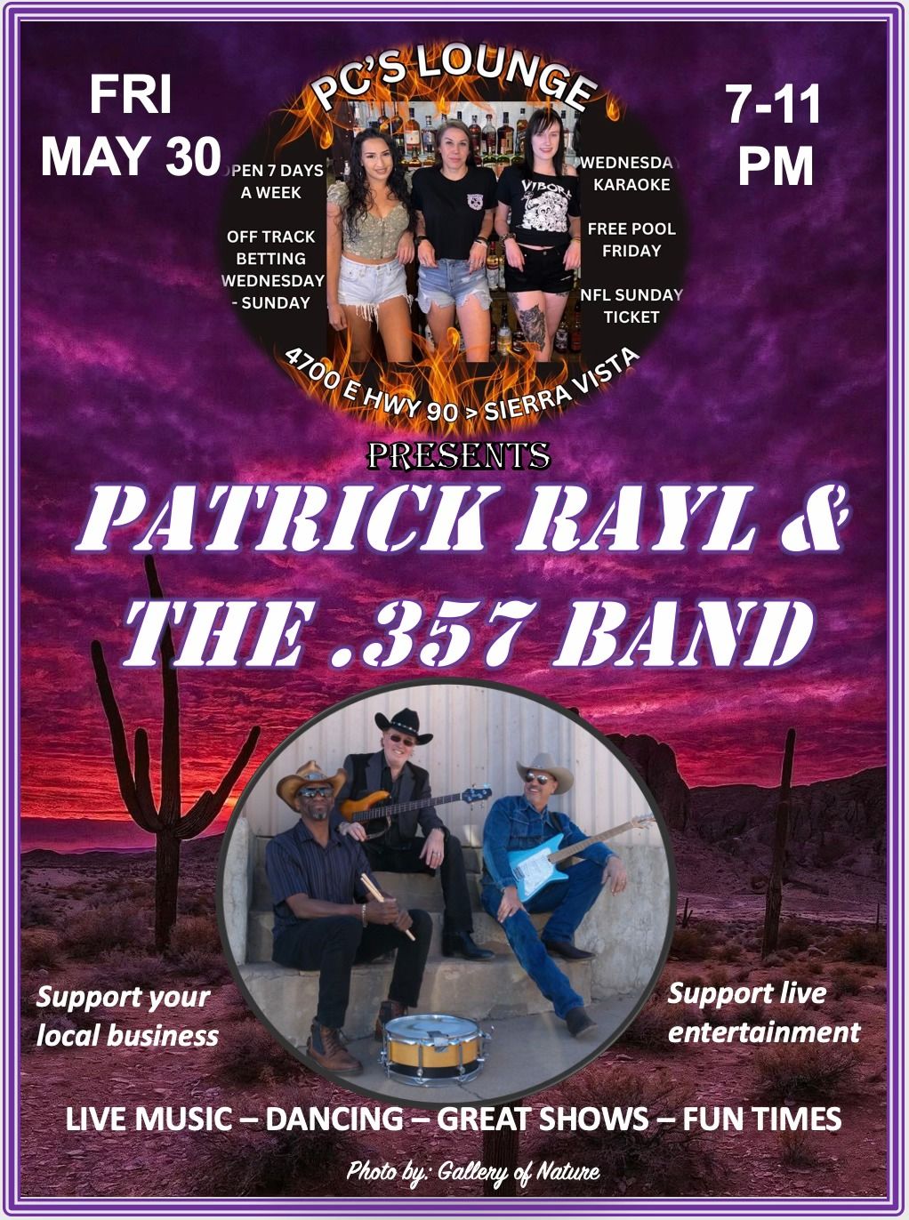 PATRICK RAYL & THE .357 BAND