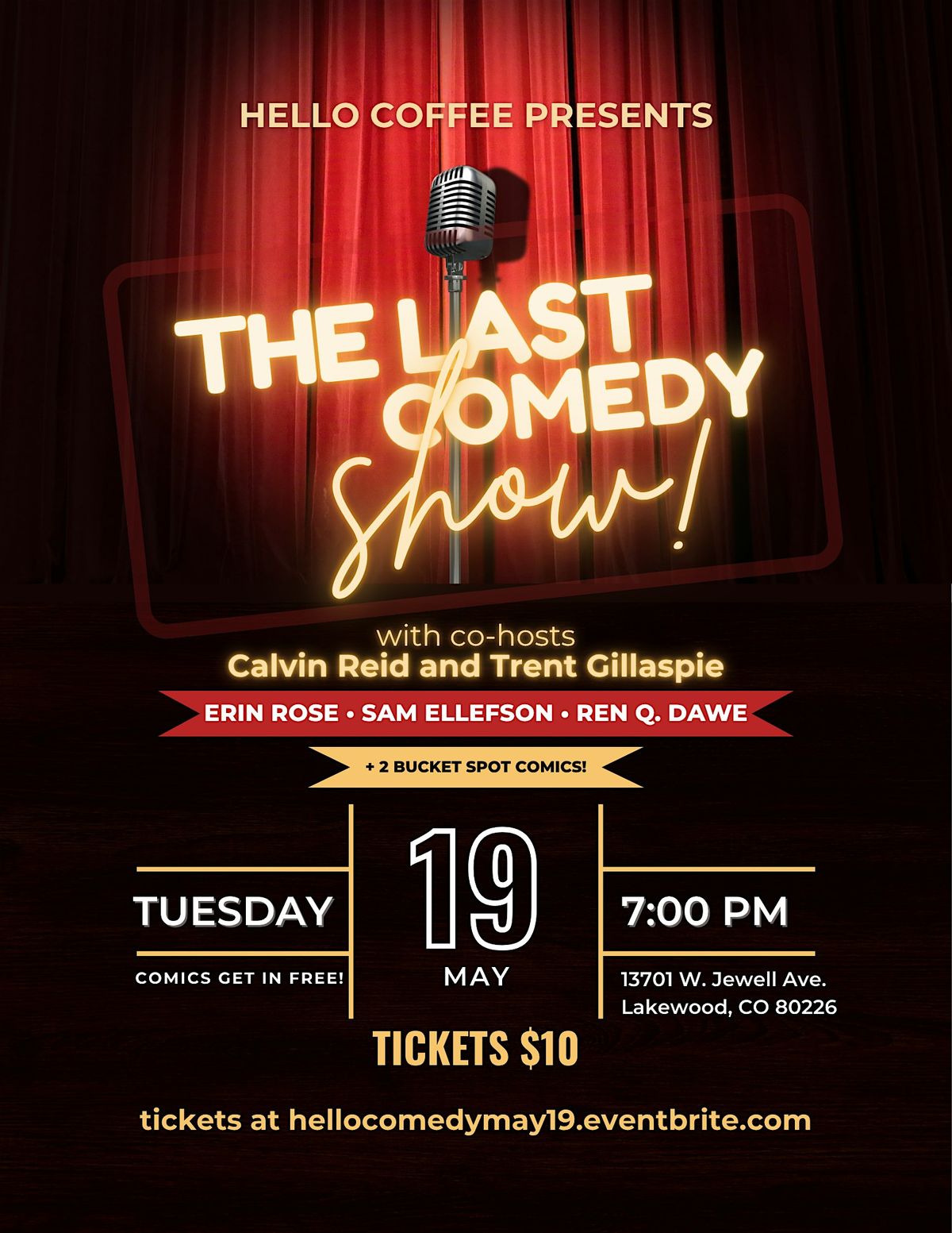 The Last Comedy Show at Hello Coffee