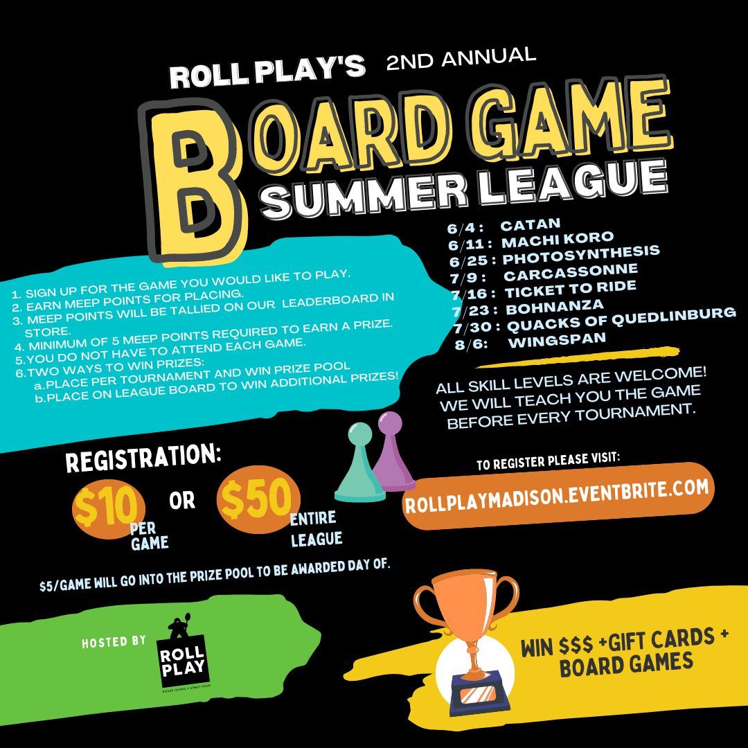 Summer Board Game League