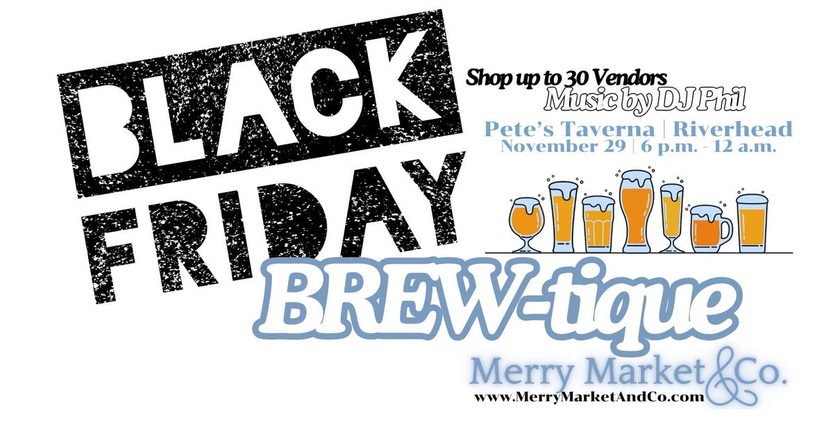 Black Friday Brew-tique by Merry Market & Co 