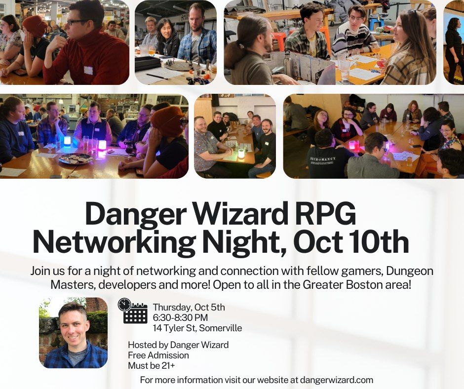 Danger Wizard RPG Networking Night