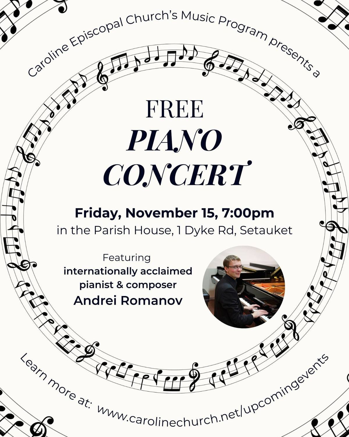 Free Piano Concert ft. Andrei Romanov