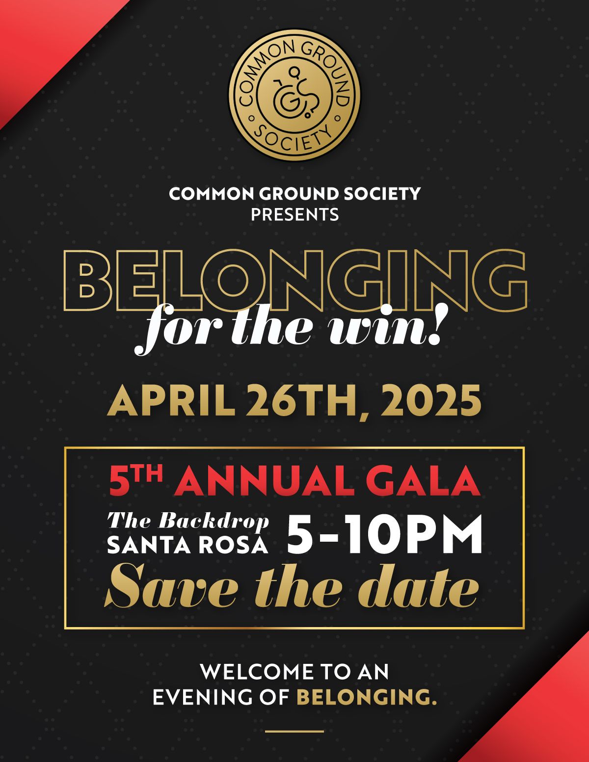 2025 BE THE ONE Gala "BELONGING for the Win!"