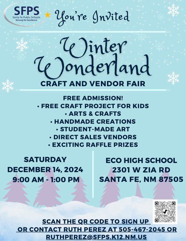 Winter Wonderland Craft & Vendor Fair 