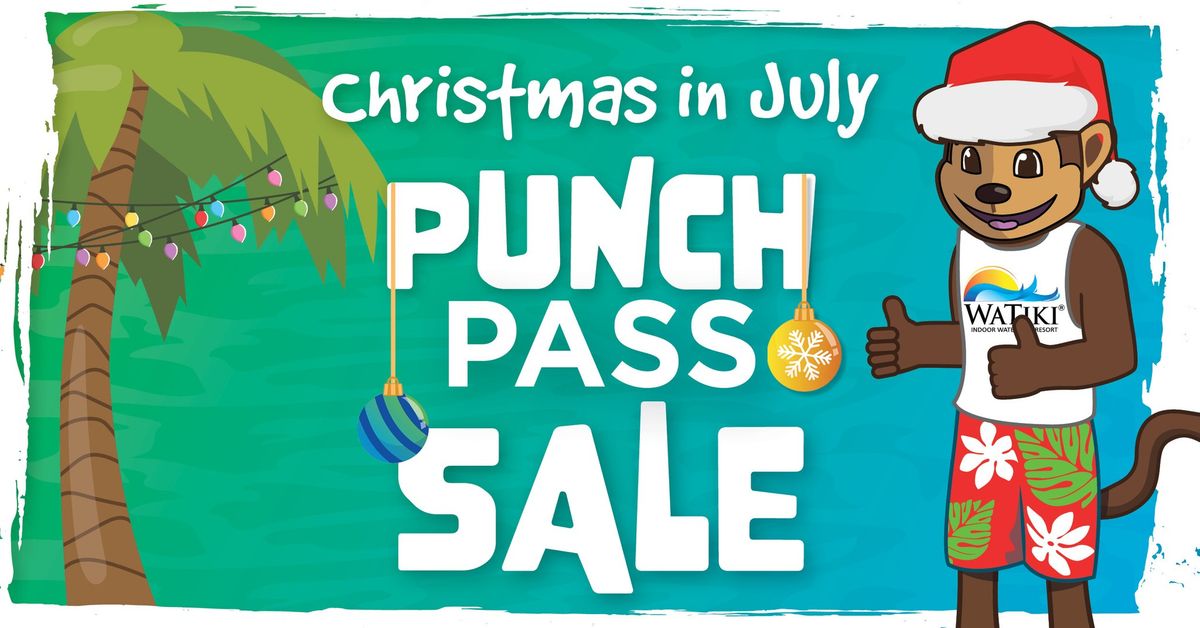 Christmas in July Punch Pass Sale