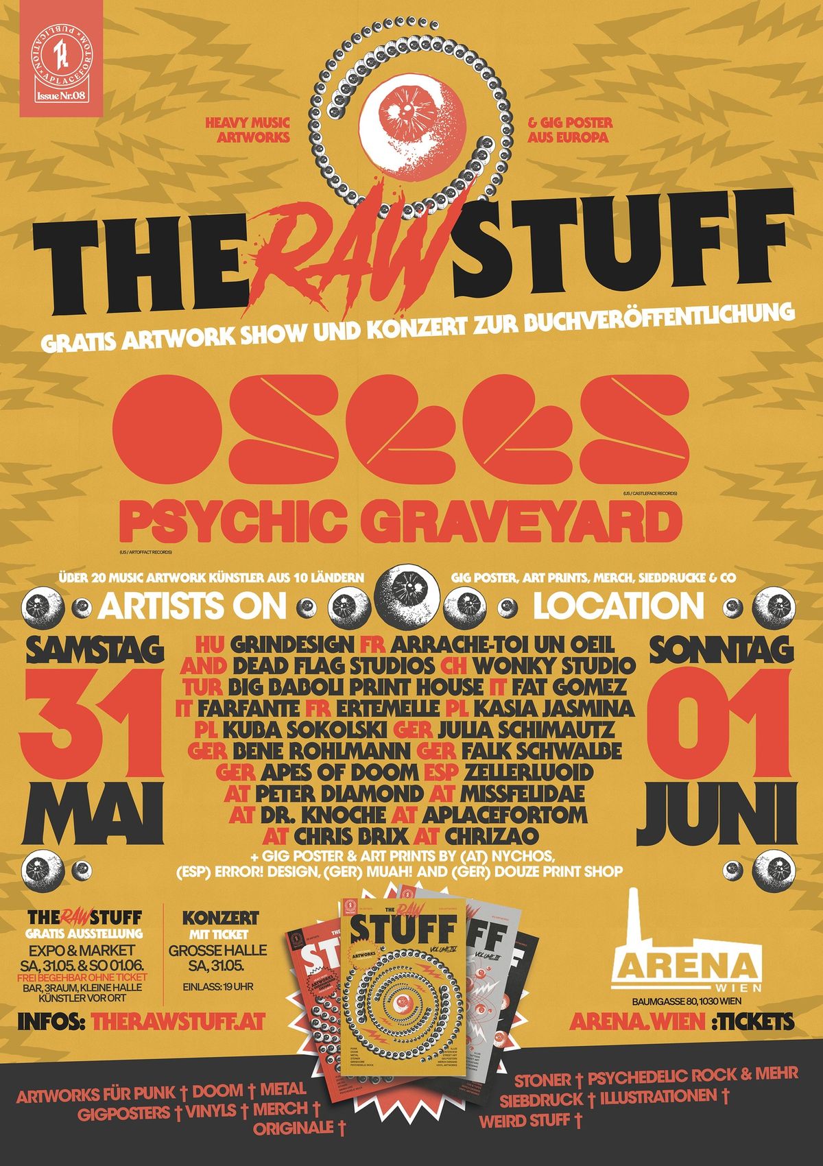 THE RAW STUFF - Music Artwork Ausstellung