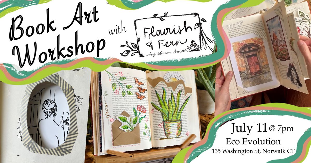 Book Art Workshop with Flourish + Fern