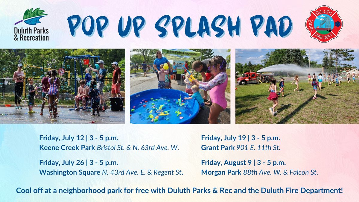 Pop Up Splash Pad - Morgan Park