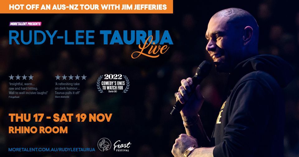 Rudy-Lee Taurua: Live!