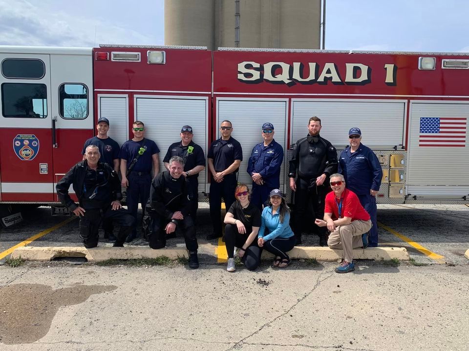 Clean-Up Dive with Double Action Dive Charter & Waukegan Fire Department