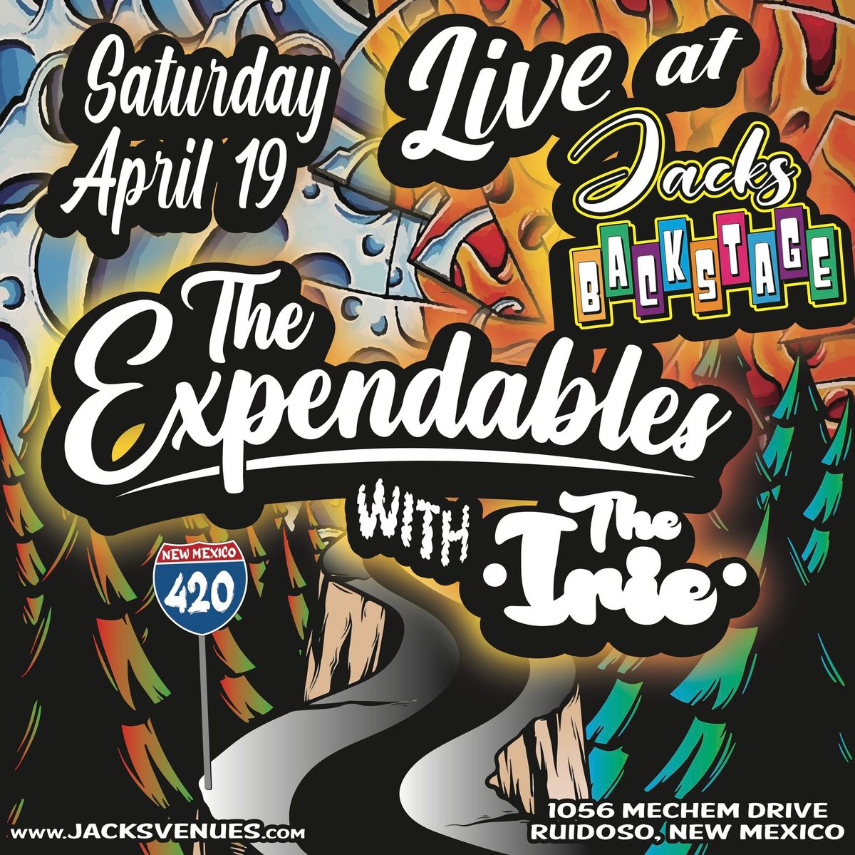 Live at Jacks Backstage The Expendables with The Irie