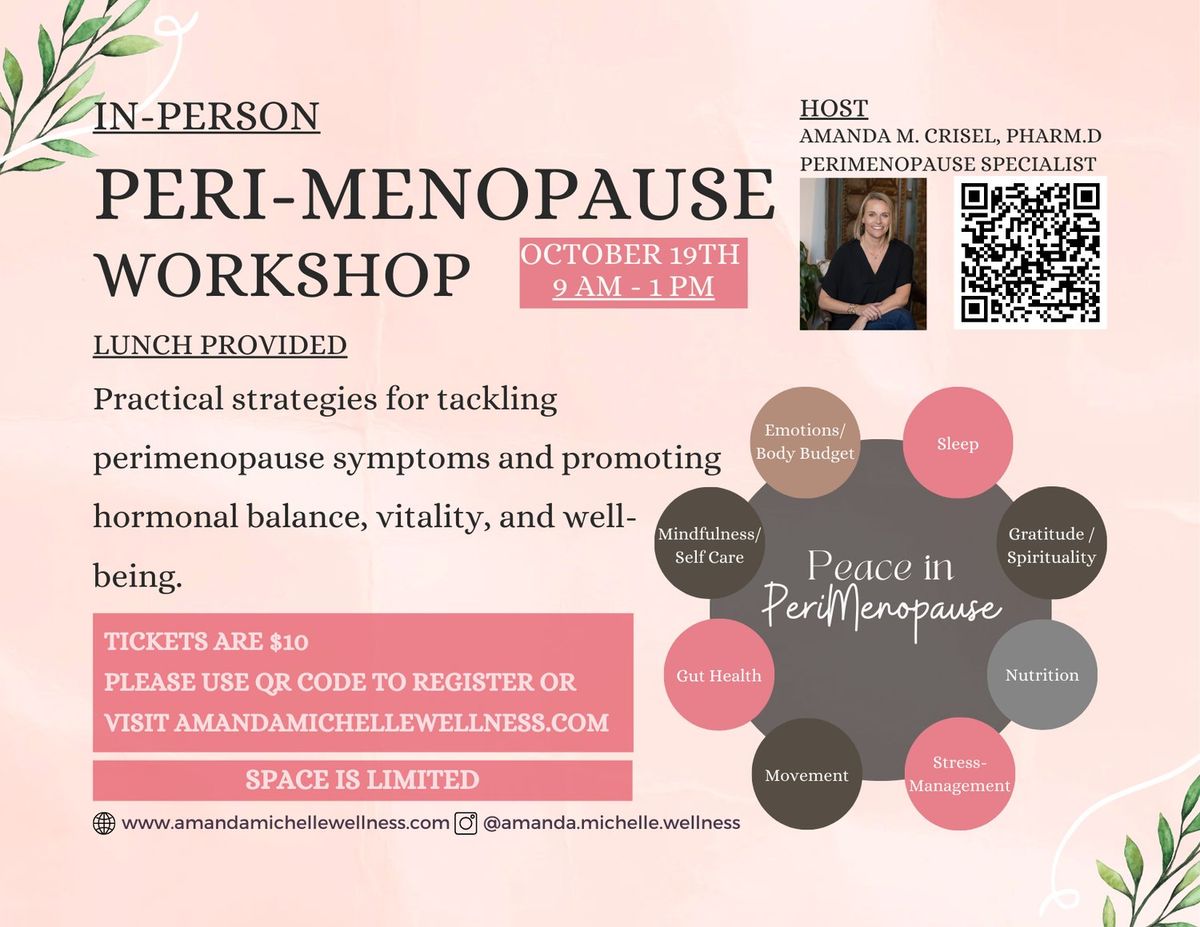 PeriMenopause Workshop: Your Roadmap to Thriving in Midlife