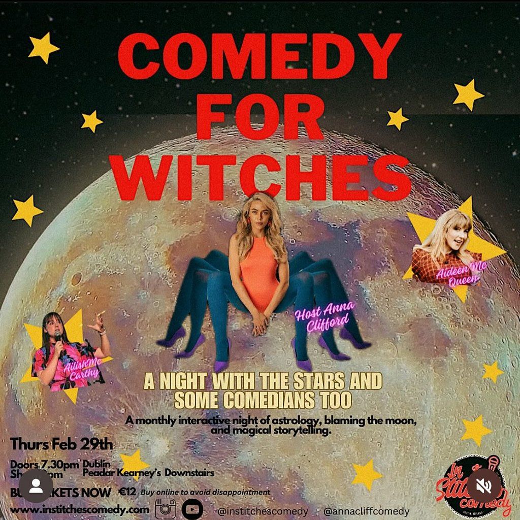 In Stitches Comedy Presents Comedy for Witches by Anna Clifford