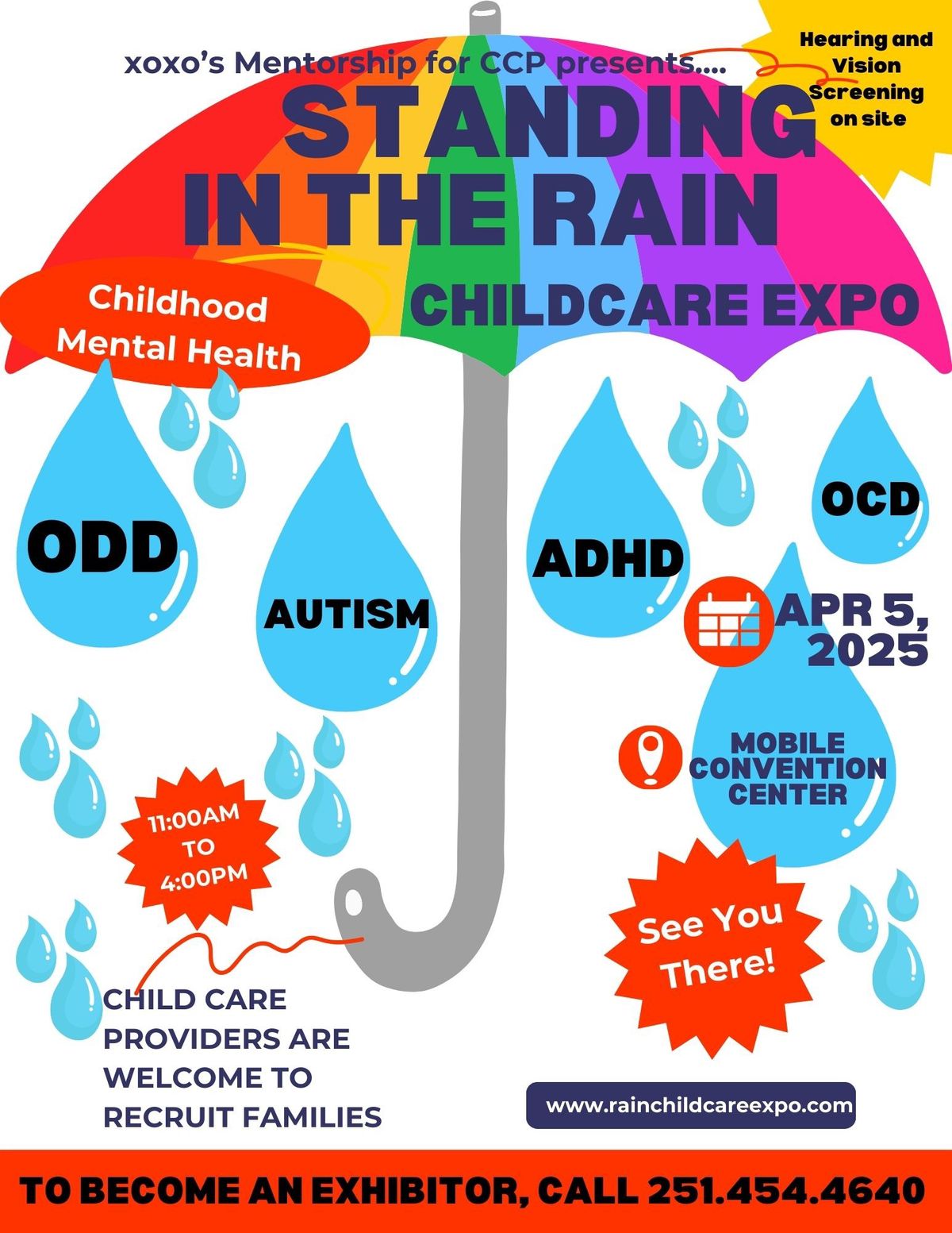 Standing in the Rain Childcare Expo