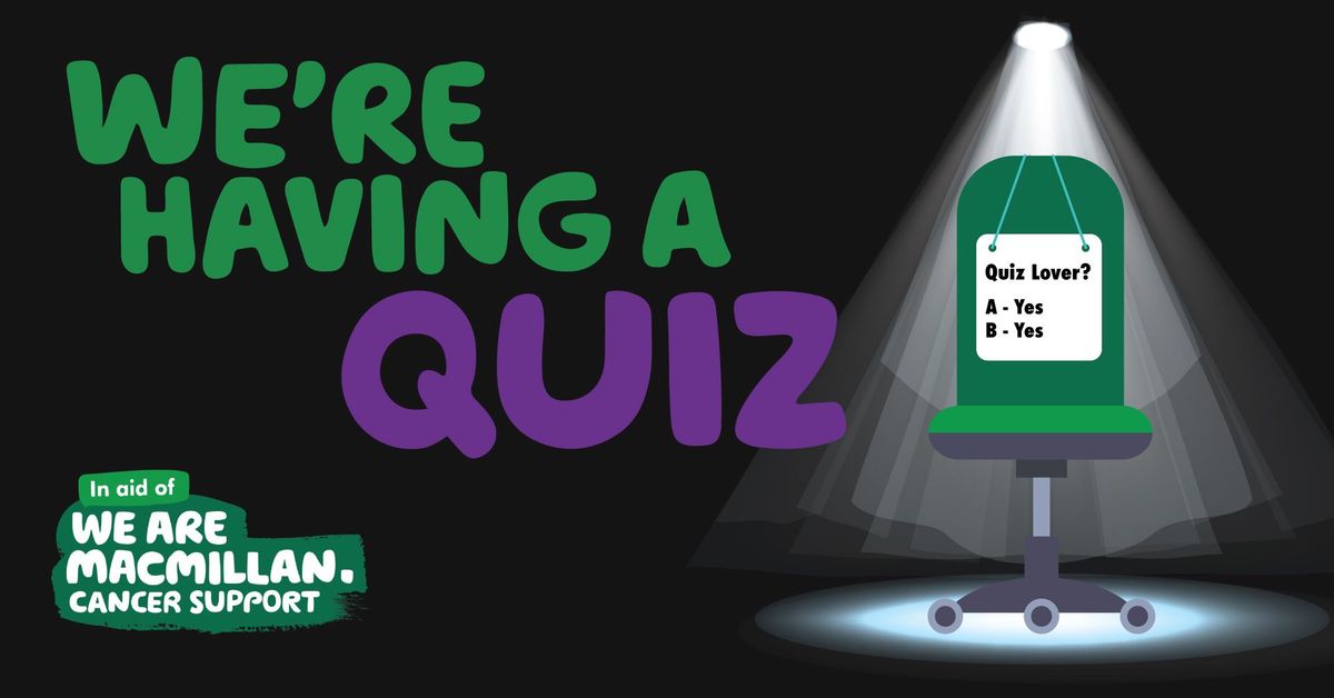 Macmillan Charity Quiz Night