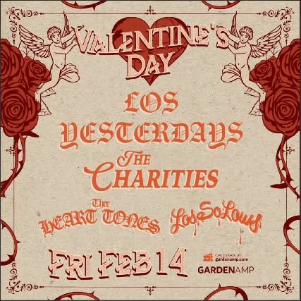 LOS YESTERDAYS, The Charities, Thee Heart Tones, Los So Lows