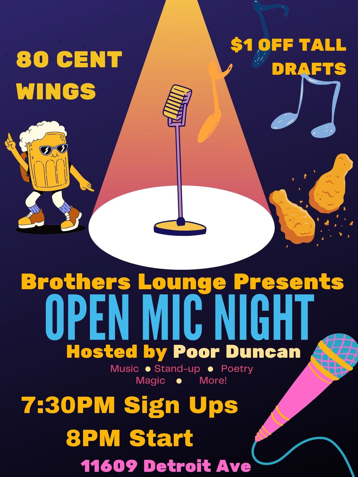 Open Mic Night Hosted By Poor Duncan