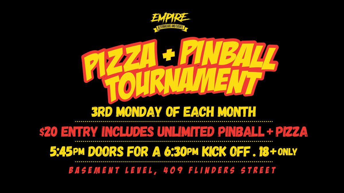 Townsville Pizza + Pinball Night