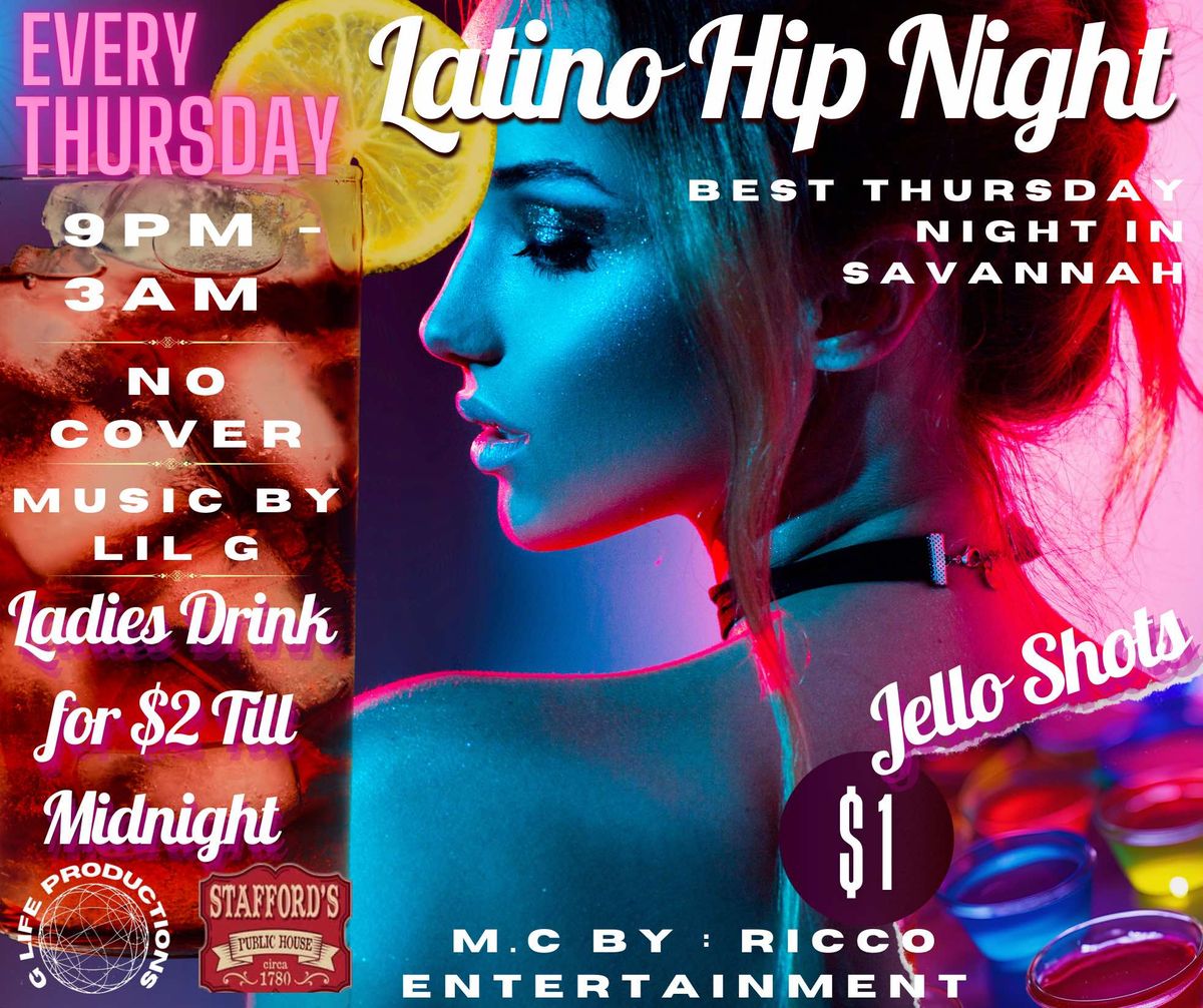 Latino Hip-Hop Night w\/ DJ Lil G & Ladies Night ($2 drinks from 9-12) @ Stafford's Public House