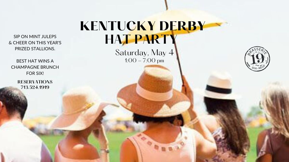 Kentucky Derby Hat Party 