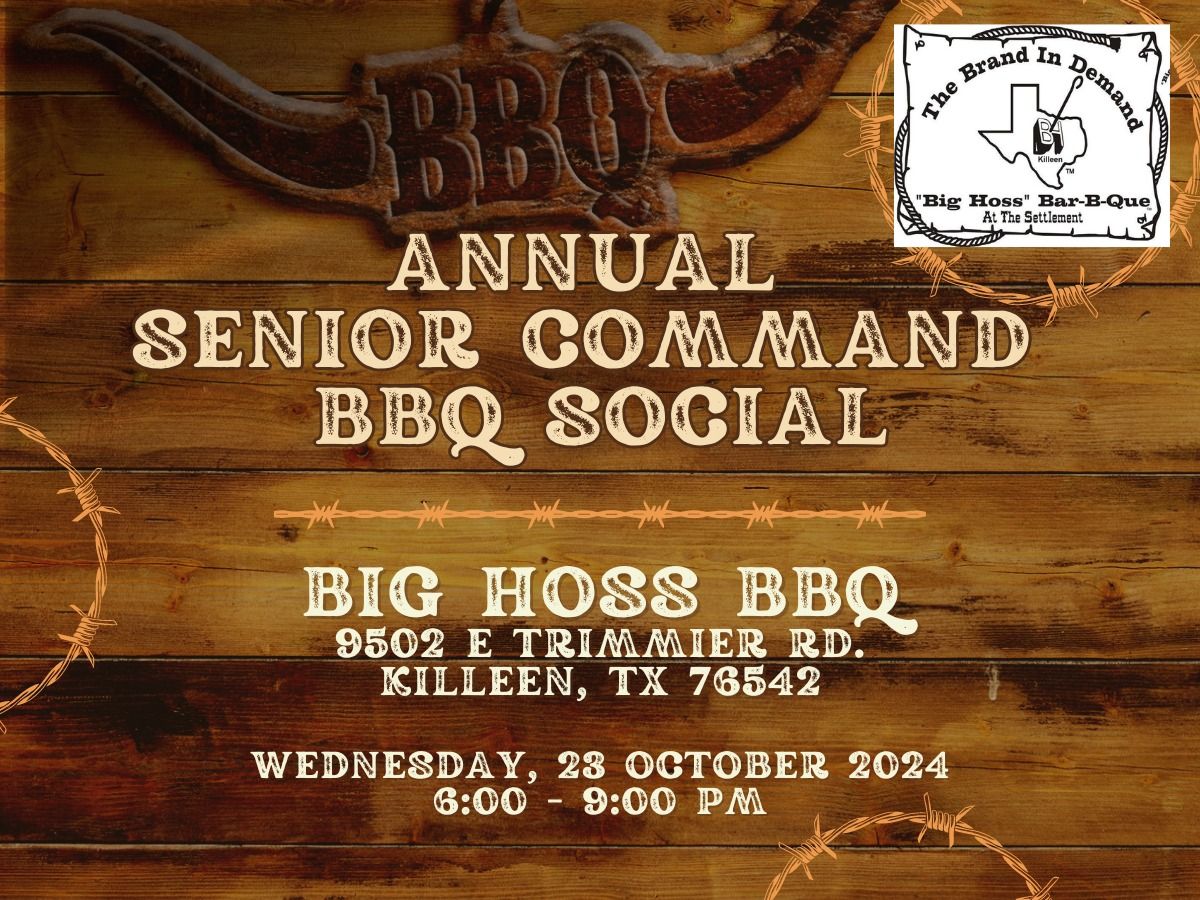 Annual Senior Command BBQ Social