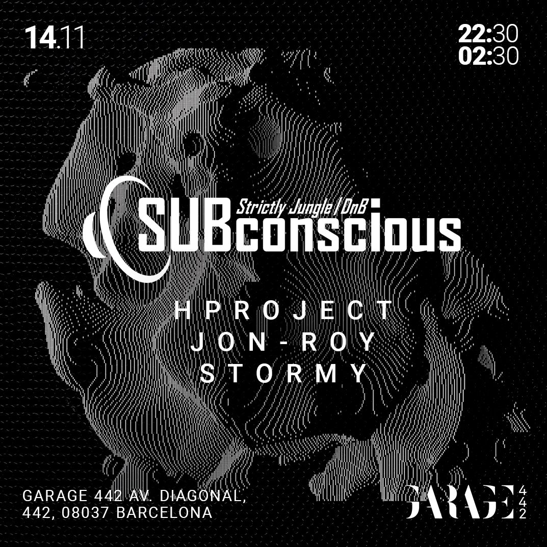 SUBconscious \/\/ Jungle Drum and Bass Garage 442 Barcelona