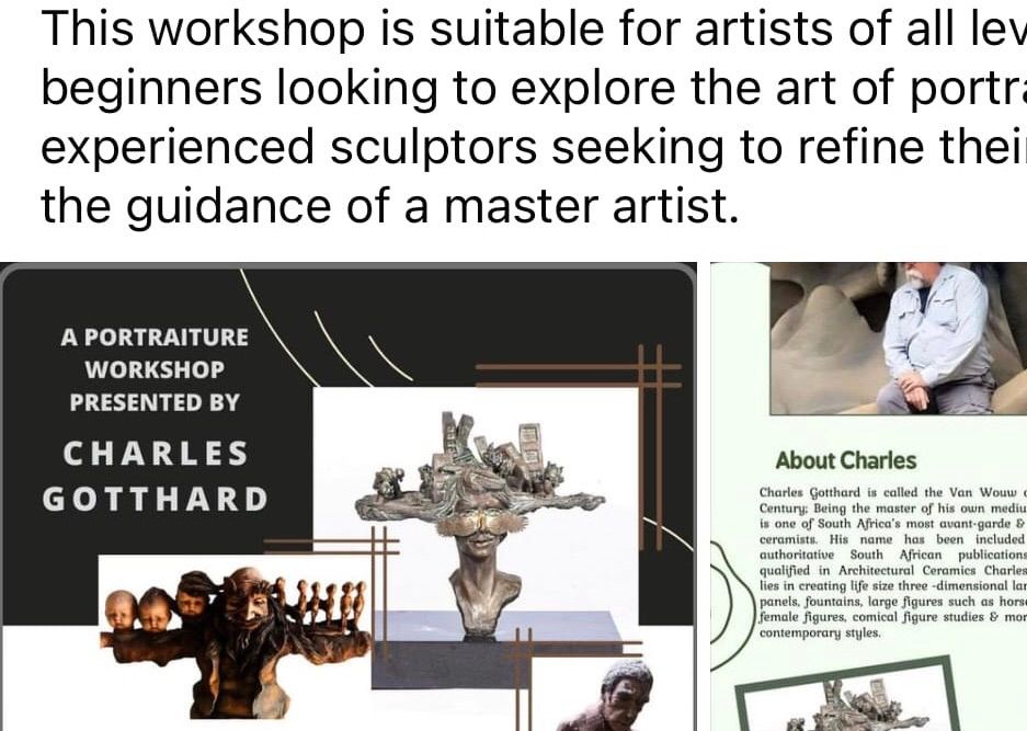 Exclusive Sculpture Workshop with Charles Gotthard