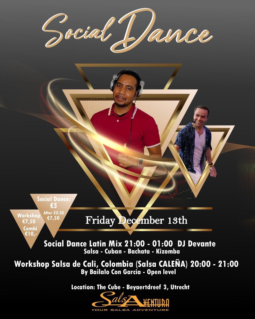 Friday: Latin Mix (Salsa - Bachata - Kizomba)