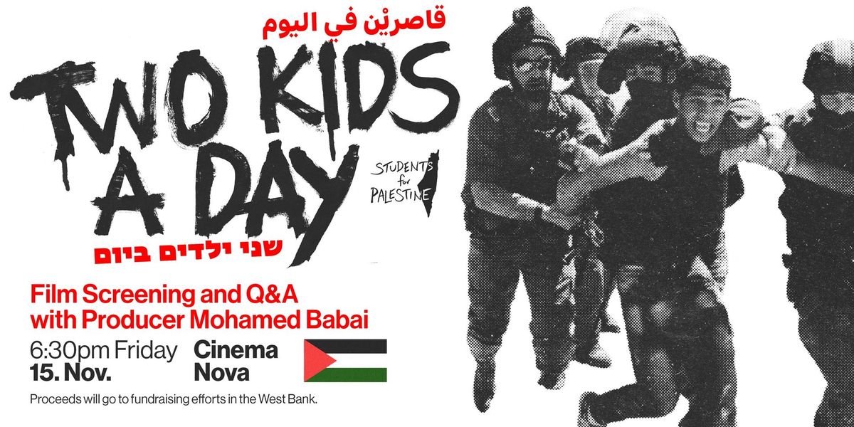 Two Kids A Day: Screening and Q&A w\/ filmmaker Mohamad Babai