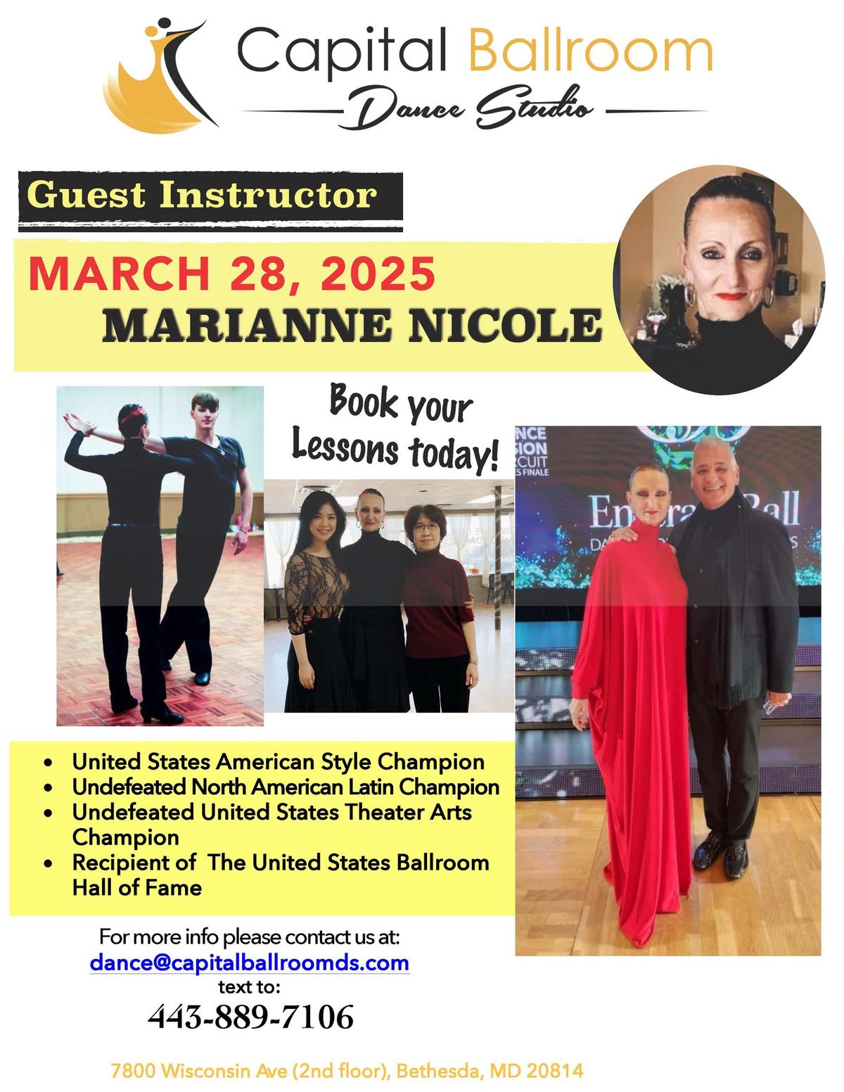 Guest Instructor - MARIANNE NICOLE