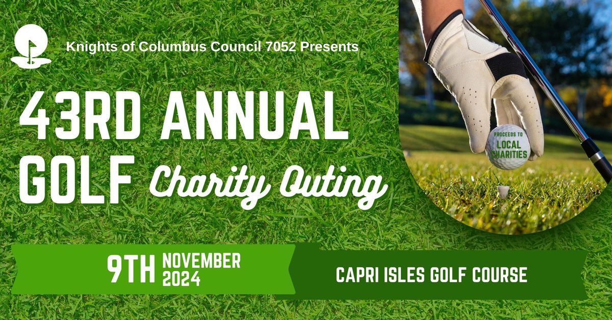 Knights of Columbus 43rd Annual Charity Golf Outing