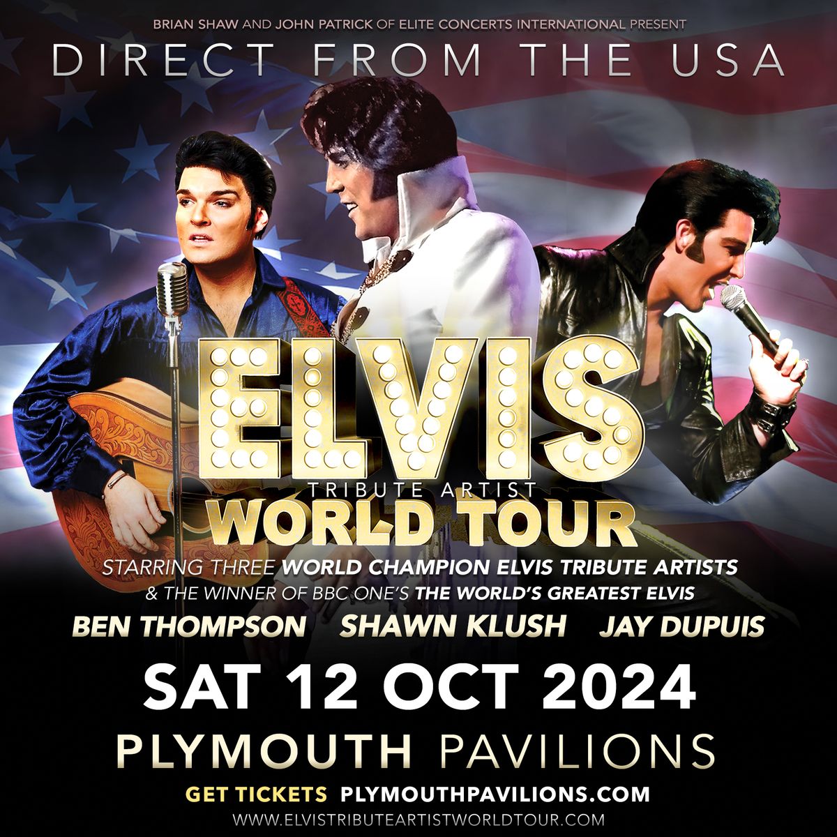 Elvis Tribute Artist World Tour - Plymouth Pavilions 